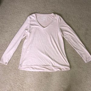 Soft pink sweater top